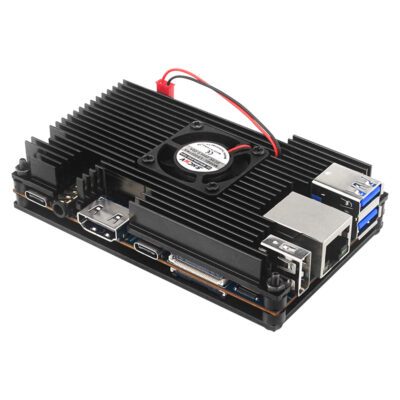 Vỏ thép kèm quạt cho Orange Pi 5