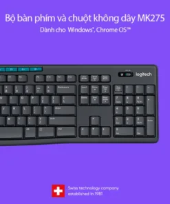 Combo bàn phím chuột không dây Logi-MK-275